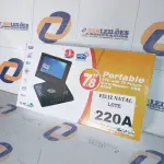 LOTE 220 - DVD PORTATIL 7,8 POLEGADAS (NO ESTADO SEM GARANTIA DE FUNCIONAMENTO, SUJEITO A POSSÍVEIS AVARIAS VISÍVEIS/OCULTAS E/OU AUSÊNCIA DE COMPONENTES)