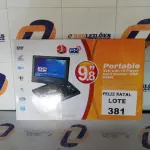 LOTE 381 - DVD PORTATIL 9,8 POLEGADAS (NO ESTADO SEM GARANTIA DE FUNCIONAMENTO, SUJEITO A POSSÍVEIS AVARIAS VISÍVEIS/OCULTAS E/OU AUSÊNCIA DE COMPONENTES)