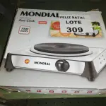 LOTE 309 - FOGÃO ELÉTRICO MONDIAL FAST COOK FE-04 220V (NO ESTADO SEM GARANTIA DE FUNCIONAMENTO, SUJEITO A POSSÍVEIS AVARIAS VISÍVEIS/OCULTAS E/OU AUSÊNCIA DE COMPONENTES)