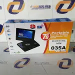 LOTE 035 - DVD PORTATIL 7,8 POLEGADAS (NO ESTADO SEM GARANTIA DE FUNCIONAMENTO, SUJEITO A POSSÍVEIS AVARIAS VISÍVEIS/OCULTAS E/OU AUSÊNCIA DE COMPONENTES)