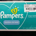 LOTE 038 - 01 CAIXA DE LENÇOS UMEDECIDOS PAMPERS CHEIRINHO DE BEBÊ COM 12 PEÇAS DE 48 LENÇOS CADA, 17.1CMX14.4CM (NOVO) VALIDADE 16/07/2022 (NO ESTADO SEM GARANTIA DE FUNCIONAMENTO, SUJEITO A POSSÍVEIS AVARIAS VISÍVEIS/OCULTAS E/OU AUSÊNCIA DE COMPONENTES)