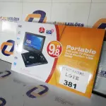 LOTE 381 - DVD PORTATIL 9,8 POLEGADAS (NO ESTADO SEM GARANTIA DE FUNCIONAMENTO, SUJEITO A POSSÍVEIS AVARIAS VISÍVEIS/OCULTAS E/OU AUSÊNCIA DE COMPONENTES)