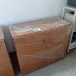 LOTE 083 - 01- ARMÁRIO EM MADEIRA, 02-PORTAS (NO ESTADO)