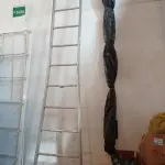 LOTE 066 - 01-ESCADA EM ALUMÍNIO (NO ESTADO)