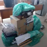 LOTE 099 - 01-LOTE C/ PASTAS PARA ESCRITÓRIO, E 02-MALETAS (NO ESTADO)