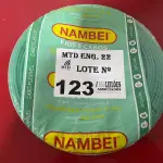 LOTE 123 - 01 ROLO DE CABO NAMBERIFLEX COR VERDE 2.5MM 100 METROS (NOVO) (NO ESTADO)