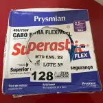 LOTE 128 - 01 ROLO DE CABO ELÉTRICO EXTRA FLEXÍVEL 2.5MM COR AZUL 100 METROS MARCA PRYSMAIAN (NOVO) (NO ESTADO)