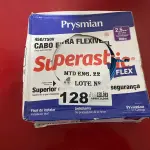 LOTE 128 - 01 ROLO DE CABO ELÉTRICO EXTRA FLEXÍVEL 2.5MM COR AZUL 100 METROS MARCA PRYSMAIAN (NOVO) (NO ESTADO)