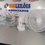 LOTE 056 - 01 CONJUNTO DO VENTILADOR MONDIAL GRADE, HÉLICE E BASE. (NO ESTADO, NÃO SABEMOS SE FUNCIONA. LEILÃO NÃO TEM GARANTIA E NEM DEVOLUÇÃO).