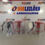 LOTE 003 - 04 COPOS DE LIQUIDIFICADORES MONDIAL, MODELOS L900, L99, L51/53. (NO ESTADO, NÃO SABEMOS SE FUNCIONA. LEILÃO NÃO TEM GARANTIA E NEM DEVOLUÇÃO).