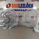 LOTE 149 - 01 CONJUNTO DO VENTILADOR MONDIAL GRADE, HÉLICE E BASE. (NO ESTADO, NÃO SABEMOS SE FUNCIONA. LEILÃO NÃO TEM GARANTIA E NEM DEVOLUÇÃO).