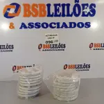 LOTE 096 - 19 PLACAS TRASEIRAS DO VENTILADOR MONDIAL 40CM. (NO ESTADO, NÃO SABEMOS SE FUNCIONA. LEILÃO NÃO TEM GARANTIA E NEM DEVOLUÇÃO).