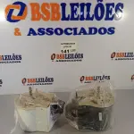 LOTE 141 - 02 MOTORES DO VENTILADOR DE PAREDE TRON 220V. (NO ESTADO, NÃO SABEMOS SE FUNCIONA. LEILÃO NÃO TEM GARANTIA E NEM DEVOLUÇÃO).
