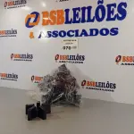 LOTE 070 - 10 PEÇAS DA BASE DA COLUNA INTERNA DO VENTILADOR VENTDELTA. (NO ESTADO, NÃO SABEMOS SE FUNCIONA. LEILÃO NÃO TEM GARANTIA E NEM DEVOLUÇÃO).