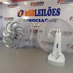 LOTE 149 - 01 CONJUNTO DO VENTILADOR MONDIAL GRADE, HÉLICE E BASE. (NO ESTADO, NÃO SABEMOS SE FUNCIONA. LEILÃO NÃO TEM GARANTIA E NEM DEVOLUÇÃO).
