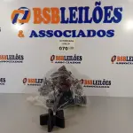 LOTE 070 - 10 PEÇAS DA BASE DA COLUNA INTERNA DO VENTILADOR VENTDELTA. (NO ESTADO, NÃO SABEMOS SE FUNCIONA. LEILÃO NÃO TEM GARANTIA E NEM DEVOLUÇÃO).