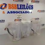LOTE 024 - 03 COPOS DE LIQUIDIFICADOR CADENCE. (NO ESTADO, NÃO SABEMOS SE FUNCIONA. LEILÃO NÃO TEM GARANTIA E NEM DEVOLUÇÃO).