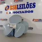 LOTE 097 - 05 HÉLICES DO VENTILADOR MALLORY 40CM. (NO ESTADO, NÃO SABEMOS SE FUNCIONA. LEILÃO NÃO TEM GARANTIA E NEM DEVOLUÇÃO).