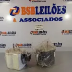 LOTE 141 - 02 MOTORES DO VENTILADOR DE PAREDE TRON 220V. (NO ESTADO, NÃO SABEMOS SE FUNCIONA. LEILÃO NÃO TEM GARANTIA E NEM DEVOLUÇÃO).
