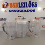 LOTE 024 - 03 COPOS DE LIQUIDIFICADOR CADENCE. (NO ESTADO, NÃO SABEMOS SE FUNCIONA. LEILÃO NÃO TEM GARANTIA E NEM DEVOLUÇÃO).