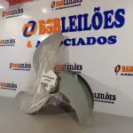 LOTE 100 - 03 HÉLICES DO VENTILADOR VENTISOL 70CM. (NO ESTADO, NÃO SABEMOS SE FUNCIONA. LEILÃO NÃO TEM GARANTIA E NEM DEVOLUÇÃO).
