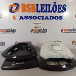 LOTE 104 - 04 PEÇAS DA BASE DO VENTILADOR MONDIAL 40CM. (NO ESTADO, NÃO SABEMOS SE FUNCIONA. LEILÃO NÃO TEM GARANTIA E NEM DEVOLUÇÃO).