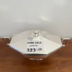 LOTE 023 - 01 SOPEIRA OCTOGONAL GRANDE EM PRATA (3,5 litros). (NO ESTADO DE CONSERVAÇÃO QUE SE ENCONTRA)