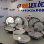 LOTE 159 - 17 TAMPAS DE PANELAS DE ARROZ MONDIAL. (NO ESTADO, NÃO SABEMOS SE FUNCIONA. LEILÃO NÃO TEM GARANTIA E NEM DEVOLUÇÃO).