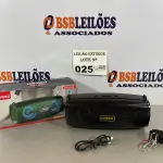 LOTE 025 - 01 CAIXA DE SOM TAMANHO MEDIO (NO ESTADO, NÃO SABEMOS SE FUNCIONA. LEILÃO NÃO TEM GARANTIA E NEM DEVOLUÇÃO)