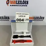 LOTE 004 - 01 SMARTWATCH COM MULTIPLAS (NO ESTADO, NÃO SABEMOS SE FUNCIONA. LEILÃO NÃO TEM GARANTIA E NEM DEVOLUÇÃO)PULSEIRAS