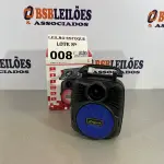 LOTE 008 - 01 CAIXA DE SOM BLUETOOTH COM SUPORTE PARA CELULAR (NO ESTADO, NÃO SABEMOS SE FUNCIONA. LEILÃO NÃO TEM GARANTIA E NEM DEVOLUÇÃO)