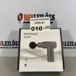LOTE 010 - 01 PISTOLA DE MASSAGEM ELETRICA VERDE CROMADA (NO ESTADO, NÃO SABEMOS SE FUNCIONA. LEILÃO NÃO TEM GARANTIA E NEM DEVOLUÇÃO)