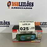 LOTE 025 - 01 CAIXA DE SOM TAMANHO MEDIO (NO ESTADO, NÃO SABEMOS SE FUNCIONA. LEILÃO NÃO TEM GARANTIA E NEM DEVOLUÇÃO)