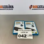 LOTE 042 - 02 POWERBANKS NA COR PRETA (NO ESTADO, NÃO SABEMOS SE FUNCIONA. LEILÃO NÃO TEM GARANTIA E NEM DEVOLUÇÃO)