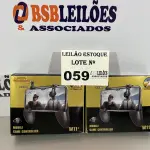 LOTE 059 - 02 SUPORTES MANOPLAS DE CELULAR PARA JOGOS ONLINE (NO ESTADO, NÃO SABEMOS SE FUNCIONA. LEILÃO NÃO TEM GARANTIA E NEM DEVOLUÇÃO)