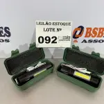 LOTE 092 - 01 KIT LANTERNA MILITAR TÁTICA. (NO ESTADO, NÃO SABEMOS SE FUNCIONA. LEILÃO NÃO TEM GARANTIA E NEM DEVOLUÇÃO)
