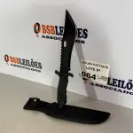 LOTE 064 - 01 FACA MILITAR TATICA OPERACIONAL (NO ESTADO, NÃO SABEMOS SE FUNCIONA. LEILÃO NÃO TEM GARANTIA E NEM DEVOLUÇÃO)