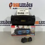 LOTE 048 - 01 CAIXA DE SOM TAMANHO M (NO ESTADO, NÃO SABEMOS SE FUNCIONA. LEILÃO NÃO TEM GARANTIA E NEM DEVOLUÇÃO)