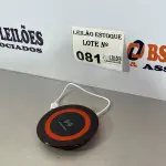 LOTE 081 - 01 CARREGADOR POR INDUÇÃO (NO ESTADO, NÃO SABEMOS SE FUNCIONA. LEILÃO NÃO TEM GARANTIA E NEM DEVOLUÇÃO)