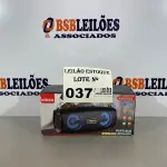 LOTE 037 - 01 CAIXA DE SOM TAMANHO M (NO ESTADO, NÃO SABEMOS SE FUNCIONA. LEILÃO NÃO TEM GARANTIA E NEM DEVOLUÇÃO)