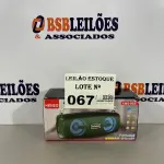 LOTE 067 - 01 CAIXA DE SOM TAMANHO M (NO ESTADO, NÃO SABEMOS SE FUNCIONA. LEILÃO NÃO TEM GARANTIA E NEM DEVOLUÇÃO)
