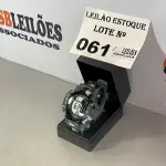 LOTE 061 - 01 RELÓGIO MILITAR CAMUFLADO CINZA (NO ESTADO, NÃO SABEMOS SE FUNCIONA. LEILÃO NÃO TEM GARANTIA E NEM DEVOLUÇÃO)