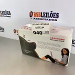 LOTE 040 - 01 ALMOFADA MASSAGEADORA ELETRICA COM AQUECIMENTO EMBUTIDO (NO ESTADO, NÃO SABEMOS SE FUNCIONA. LEILÃO NÃO TEM GARANTIA E NEM DEVOLUÇÃO)