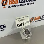 LOTE 047 - 01 RELÓGIO MILITAR CAMUFLADO BRANCO COM PRETO (NO ESTADO, NÃO SABEMOS SE FUNCIONA. LEILÃO NÃO TEM GARANTIA E NEM DEVOLUÇÃO)
