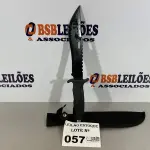 LOTE 057 - 01 FACA OPERACIONAL TATICA (NO ESTADO, NÃO SABEMOS SE FUNCIONA. LEILÃO NÃO TEM GARANTIA E NEM DEVOLUÇÃO)