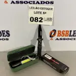 LOTE 082 - 01 KIT LANTERNA MILITAR TÁTICA + CANIVETE (NO ESTADO, NÃO SABEMOS SE FUNCIONA. LEILÃO NÃO TEM GARANTIA E NEM DEVOLUÇÃO)
