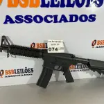 LOTE 074 - 01 METRALHADORA AIRSOFT (NO ESTADO, NÃO SABEMOS SE FUNCIONA. LEILÃO NÃO TEM GARANTIA E NEM DEVOLUÇÃO)