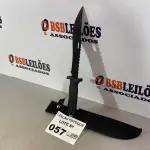 LOTE 057 - 01 FACA OPERACIONAL TATICA (NO ESTADO, NÃO SABEMOS SE FUNCIONA. LEILÃO NÃO TEM GARANTIA E NEM DEVOLUÇÃO)