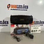 LOTE 037 - 01 CAIXA DE SOM TAMANHO M (NO ESTADO, NÃO SABEMOS SE FUNCIONA. LEILÃO NÃO TEM GARANTIA E NEM DEVOLUÇÃO)