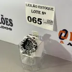 LOTE 065 - 01 RELÓGIO MILITAR CAMUFLADO NA COR BRANCA (NO ESTADO, NÃO SABEMOS SE FUNCIONA. LEILÃO NÃO TEM GARANTIA E NEM DEVOLUÇÃO)